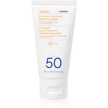 Korres Yoghurt Sunscreen crema de soare pentru fata cu efect de hidratare - imagine 2